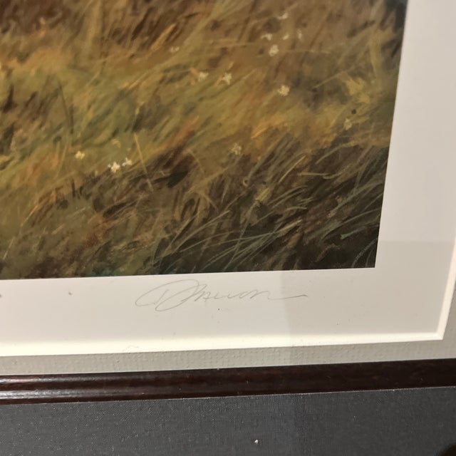 Paper 1999 Original Print Signed Numbered by Dale Gallon Framed Titled Expecting a Battle For Sale - Image 7 of 12