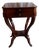 Antique German Biedermeier Sewing Table in Mahogany, 1830s For Sale
