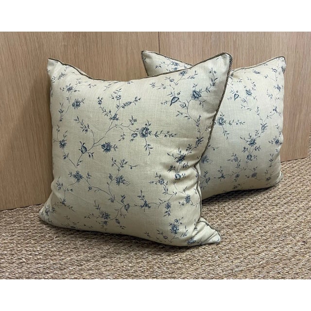 Pair of Vintage Chelsea Editions Fabric Throw Pillows Chairish
