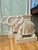 What could be better than an extra large ( 21.5”h )vintage ceramic elephant stool? A pair! This pair came from the home of...