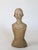 Vintage Off White Molded Female Bust For Sale - Image 10 of 12