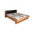 Wood Leather Bed Frame in Brown Black with Manual Function by Hülsta For Sale - Image 5 of 18