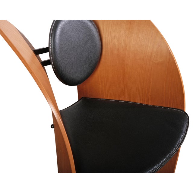 1990s Pair of “Sevilla” Style Postmodern Armchairs Circa. 1990s For Sale - Image 5 of 5