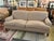 Design Plus Gallery presents a Rolled Arm Sofa on Casters from J. Fitzgerald. The sofa has a soft tan upholstery with...