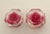 Plastic 1960s Rose Embedded Lucite Knobs - A Pair For Sale - Image 7 of 7