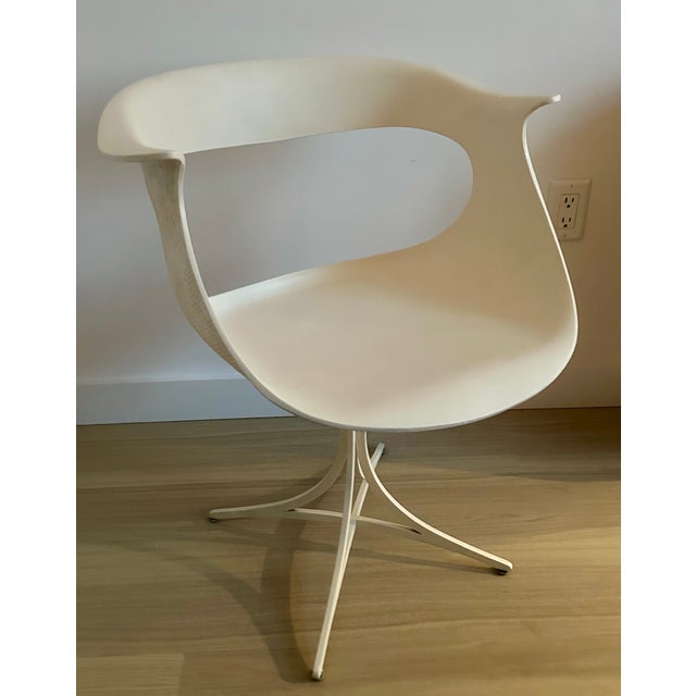 Mid-Century Modern 1950s Erwine and Estelle Laverne Lotus Armchair Mid Century Modern For Sale - Image 3 of 8