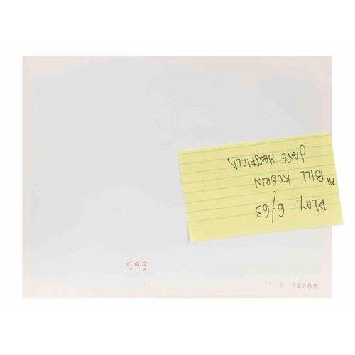 Vintage photograph of Jane Mansfield realized by Bill Kobrin for Playboy in 1963 Playboy reference numbers on rear. Very...