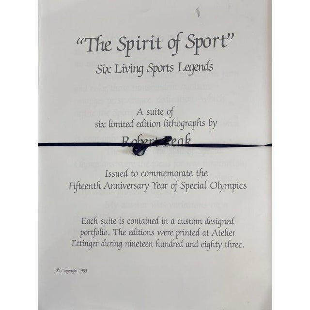 Contemporary 1980s Robert Peak "Spirit of Sport" Ap 15/50 Signed and Numbered Artist Proof - Set of 6 For Sale - Image 3 of 16