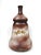 Vintage Hand-Painted Moriage Style Gourd Vase With Raised Floral Detail For Sale - Image 11 of 14