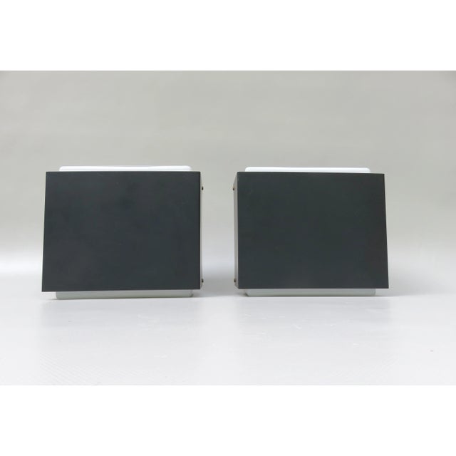 Mid-Century Modern Cubist Wall Outdoor Lights from Bega, 1960s, Set of 2 For Sale - Image 3 of 18