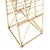 Restored 1938 Art Deco Arched Rattan & Wicker Fabric Display Rack For Sale - Image 10 of 10