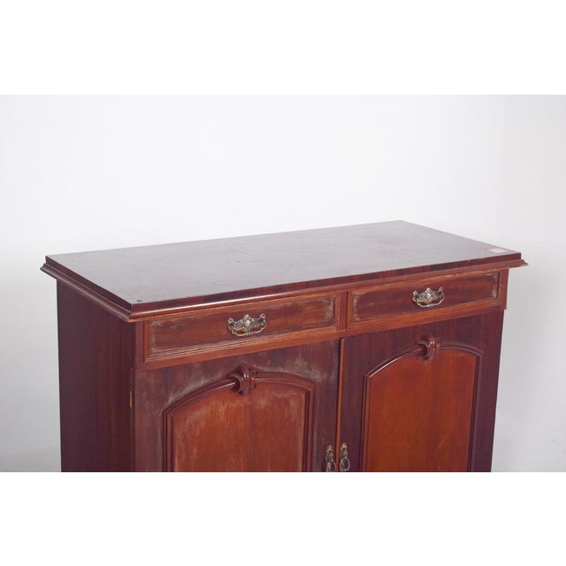 European English-Style Tall Sideboard For Sale - Image 4 of 9