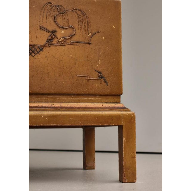 Danish Art Deco Hand-Decorated Side Table, 1930s For Sale - Image 11 of 18