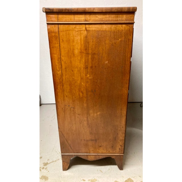 19th Century English Mahogany Chest of Drawers For Sale - Image 9 of 13