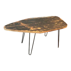 Industrial Coffee Table W/Hairpin Legs