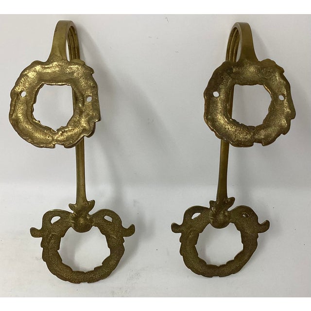 Early 20th Century Pair Curtain Holdbacks For Sale - Image 4 of 4