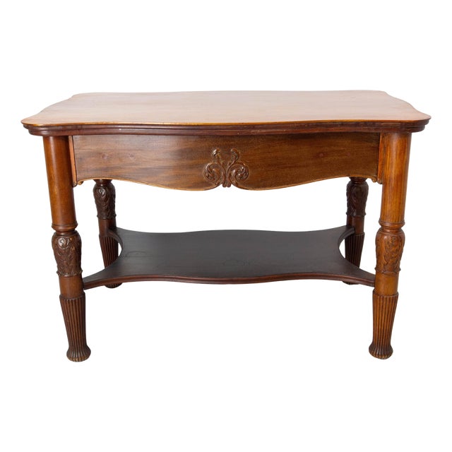 English Carved Side Table,1920 For Sale