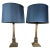 19th Century Bronze Column Table Lamps, 1890, Set of 2 For Sale - Image 13 of 13
