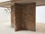 Mid 20th Century Post Modern Pink and Beige Granite Stone Dining Table For Sale - Image 4 of 10