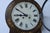 19th Century Marquetry Wall Clock With Wood Inlay & Original Key For Sale In Portland, OR - Image 6 of 11