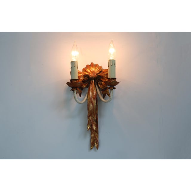 Vintage Italian Wall Lamps, 1970, Set of 3 For Sale - Image 4 of 10