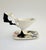 Stunning ceramic teacup and saucer Designed by Antonia Campi for Lavenia Marked at the base of both pieces, with the C73...