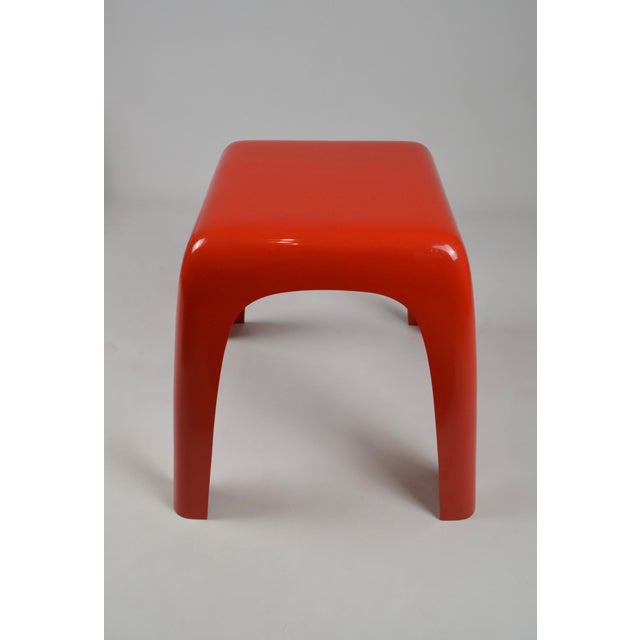 Plastic Small Stool by Castiglioni for Valenti, Italy, 1970s For Sale - Image 7 of 18