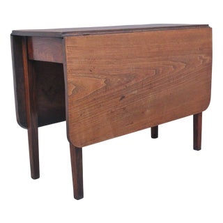 19th Century Elm Drop-Leaf Table, 1820s For Sale