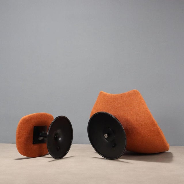 Set of F588 Chair with Ottoman by Geoffrey Harcourt for Artifort For Sale - Image 12 of 15