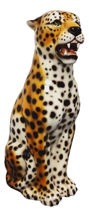 Leopard Statue in Ceramic by Ceramiche Boxer