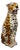 Leopard Statue in Ceramic from Ceramiche Boxer For Sale