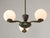 Brown Art Deco French Brass Figural Chandelier, 1930 For Sale - Image 8 of 18