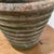 Cinnamon Vintage Large Rustic Oval Terracotta Wide - Ribbed Oval Planter With Natural Patina For Sale - Image 8 of 12