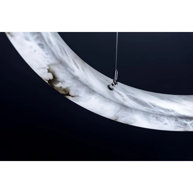 Ring 76 Pendant Lamp by United Alabaster For Sale - Image 6 of 7