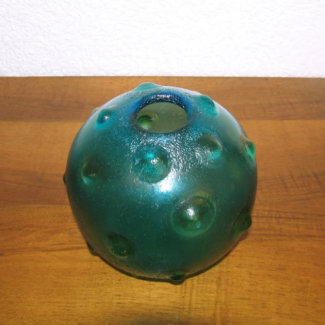 Blue Murano Glass Vase by Carlo Scarpa for Venini, 1930s For Sale - Image 8 of 15