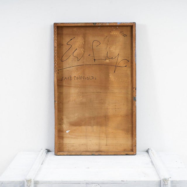 Eros Pandolfi, Abstract Composition, 2000s, Painting on Canvas For Sale - Image 4 of 5