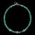 2020s Malachite With Sterling Silver Accents Necklace For Sale - Image 5 of 7