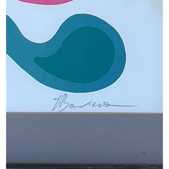 1960s Original Henry Baviera Hand-Signed French Lithograph For Sale - Image 4 of 4
