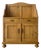 Antique Dutch Pine Cupboard With Gallery Back For Sale