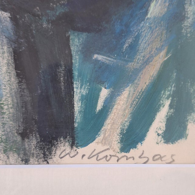 Werner Kornhas, 1960s, Paper, Framed For Sale - Image 6 of 8