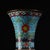 Late 20th Century Pair of Cloisonne Enamel Vases – 11.8" Dragon & Phoenix Baluster Form With Qianlong Mark For Sale - Image 5 of 9