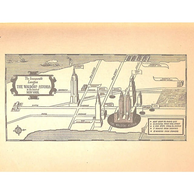 "Facts About the Waldorf-Astoria" 1944 For Sale - Image 12 of 14