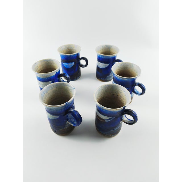 Mid-Century Modern Mid-Century Mugs by Carl Olaf Olsen, 1960s, Set of 6 For Sale - Image 3 of 5