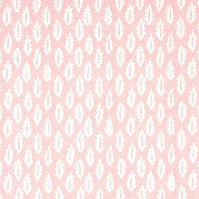 Sample - Schumacher X Molly Mahon Forest Fabric in Pink For Sale