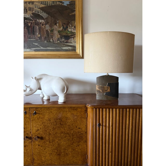 1970s Hollywood Regency Table Lamp by Esa Fedrigolli, Italy 1970s For Sale - Image 5 of 17