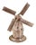 Silver Toothpick Holder in the Shape of a Mill with Reliefs For Sale