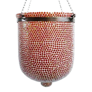 Mai Tai Mosaic Bucket Pendant Light Large