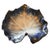 1950s Vintage Blue Leaf-Shaped Dish in Ceramic, 1950s For Sale - Image 5 of 10