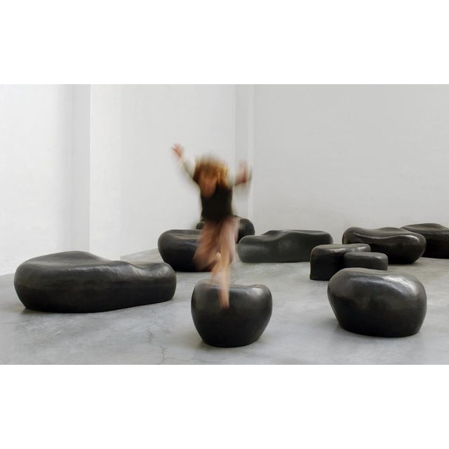 Black Ciottolo 09 Chair by Imperfettolab For Sale - Image 8 of 14