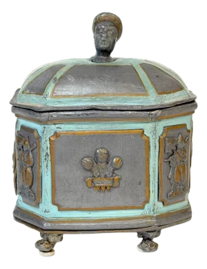 Regency “Brighton Pavilion” Tea Caddy or Tobacco Box England, circa 1820–1830